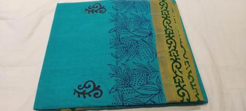 SALEM BLOCK PRINT COTTON SAREES